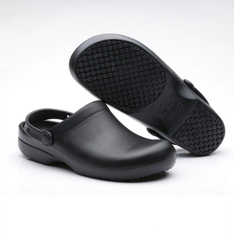 Leke Chef Shoes Women Men Cook Clogs Safety Antislip Kitchen Shoes