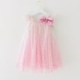 thumbnail image 2 of Odeerbi Vestido de Verano de Tul Con Lentejuelas Y Brillantes Tutu Vestido de Manga Con Lazo Gradient Vestido Sin Mangas de Malla Con Tirantes, 2 of 7