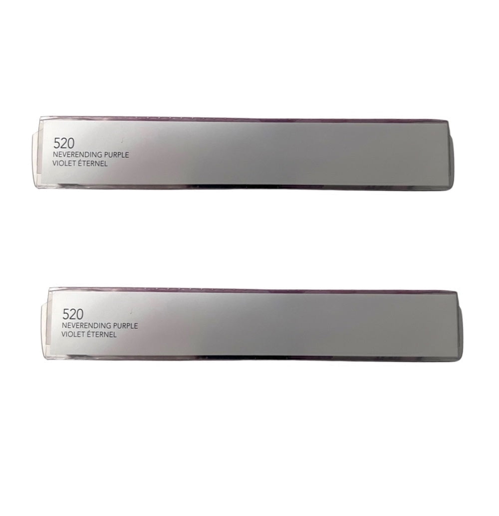 Revlon ColorStay Overtime Lipcolor, Neverending Purple 520 ( 2 Pack)