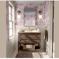 thumbnail image 2 of S4Sassy Royal Floral Wallpaper- Asian Style Walls Covering, 25 x 120 Self-Adhesive Vinyl Wall Paper, Decorative Wallwrap, Easy DIY Wall Covering For Bedroom, Living Room, Living Spaces- Pink, 2 of 9