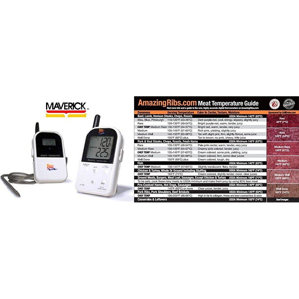 Maverick ET732 Wireless Grill/Meat/BBQ Thermometer + Meathead