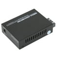 thumbnail image 3 of Convertidor de medios Gigabit Fast Ethernet monomodo dual SC 10 100 1000Base Tx RJ 45 Convertidor de medios de fibra para el hogar 100‑240V Enchufe estadounidense, 3 of 12