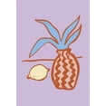 thumbnail image 2 of 1x Studio 11x14 Black Ornate Wood Framed with Double Matting Museum Art Print Titled - Lilac Lemon, 2 of 4