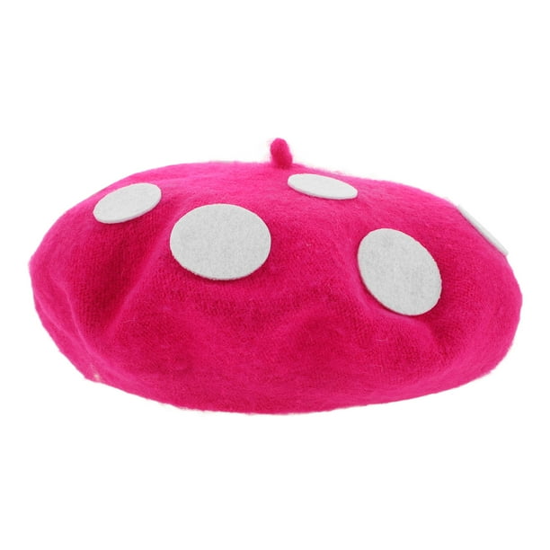 Sombrero de hongo de peluche para niños, gorro de hongo, accesorio para disfraz, accesorios fotográficos para Halloween, festivales, carnavales, fiestas y actuaciones