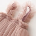 thumbnail image 5 of XinLfly Toddler Girls Clothes Slip Dress Summer Fashion Dress Princess Dress Casual Solid Color Dress Tutu Mesh Skirt Outwear,Pink,3-4T, 5 of 6