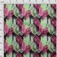 thumbnail image 4 of oneOone Cotton Flex Pink Fabric Leaves Sewing Craft Projects Fabric Prints By Yard 40 Inch Wide-GK, 4 of 6