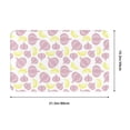 thumbnail image 2 of Bathroom Rugs Non Slip Washable - cartoon garlic cloves Kitchen Mats for Floor, Area Rugs for Entryway Rugs Indoor, Laundry Bathroom Room Door Rug with Rubber Backing 20x31.5in, 2 of 8