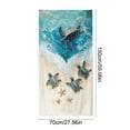thumbnail image 3 of Sea Beach Towel, Super Fine Fiber Double-Sided Velvet, Quick Drying Bath Towel for Seaside Holiday, Travel Towel, Soft Beach Towel Fabric, 3 of 6