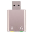 thumbnail image 1 of Usb Sound Card 7.1 External Usb To Jack 3.5Mm Headphone Adapter Stereo Audio Mic Sound Card For Pc Computer Laptop, 1 of 8