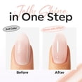 thumbnail image 6 of modelones Nude Builder Nail Gel Top Coat, 15 ML No Wipe Ultra Gloss Jelly Gel Polish Apex Building Nails Strengthener Extension Neutral Color Nail Art Long Lasting Soak Off U V Manicure, 6 of 8