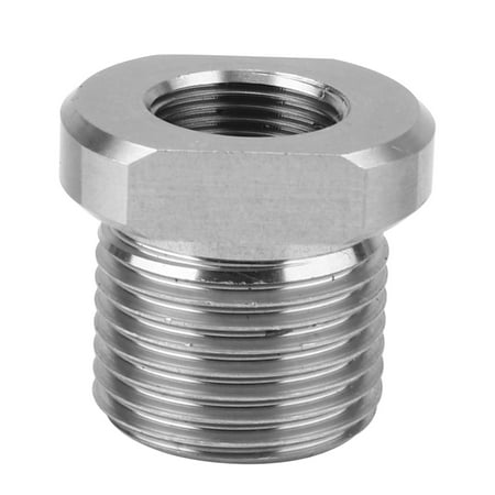 

Hemoton Sturdy Threaded Adapter Useful Oil Filter Threaded Adapter Connector (Silver)