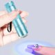thumbnail image 2 of Mini lámpara LED UV para uñas con cabezal de silicona Secado rápido Lámpara UV portátil para uñas 12 perlas LED Aluminio y silicona Alimentación por pilas, 2 of 5