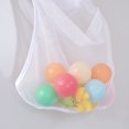 thumbnail image 4 of Sac de Rangement Mural en Maille pour Jouets et Produits de Bain Design Respirant Blanc Grande Taille, 4 of 9
