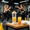thumbnail image 4 of Rechargeable Electric Shaker Bottle, Plastic, For Home, Gym, Office, USB Powered Mixing Cup, Style B, 4 of 6