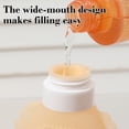 thumbnail image 5 of 3 pcs Silicone Travel Bottles, 2 oz Portable and Reusable Travel Bottles for Toiletries, Leak Proof Squeezable Travel Toiletry Bottles Travel Lotion Container, 5 of 7