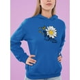 thumbnail image 2 of Stay Wild Big Daisy Hoodie Women -Image by Shutterstock, Female Small, 2 of 4