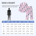 thumbnail image 4 of Cauagu Cartoon Poodle Dog Print Men's Long-Sleeve Pajama Set,Soft Button-Front 2Pjs for Men Long Sleeve Men’s Sleepwear-X-Large, 4 of 7