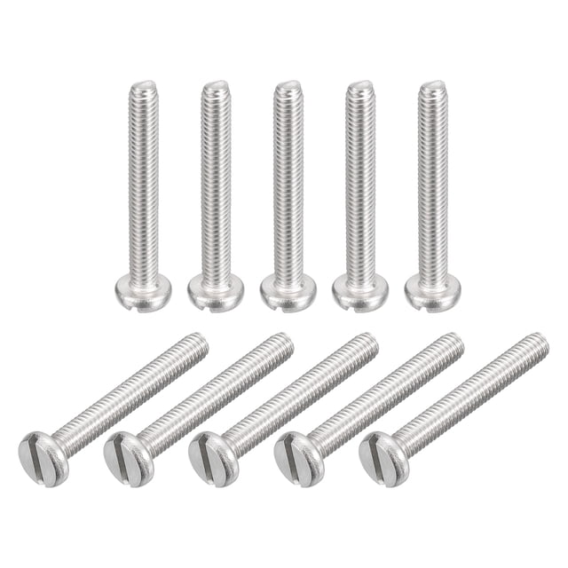 Vis de Machine en Acier Inoxydable 304 Lot de 20 M4x30mm Vis de Tête d'Entraînement à Fente