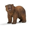 thumbnail image 1 of Schleich 14685 Grizzly Bear Figurine, Brun, 1 of 4