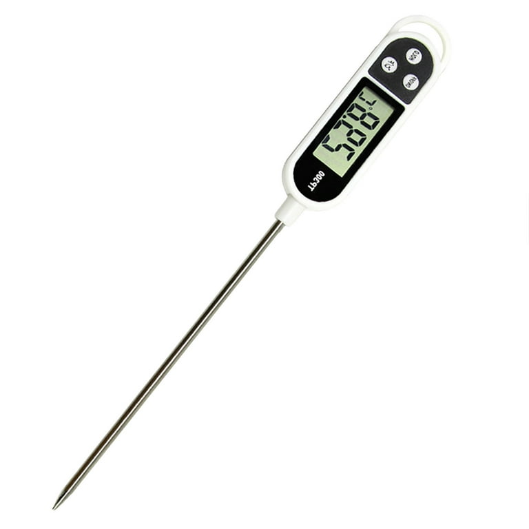 Nangoala Meat Food Candy Thermometer Probe Instant Read Thermometer Digital Cooking Kitchen BBQ Grill Thermometer with Long Probe for Liquids Pork Mil
