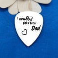 thumbnail image 3 of Fathers Day Gift Guitar Pick Dad Gift from Daughter Son Birthday Gift for Father Daddy Papa Anniversary Gift for Godfather Stepfather Father in Law Christmas Wedding Jewelry Gift for Daddy Men Him, 3 of 4