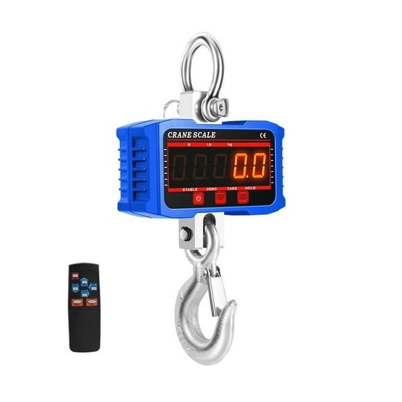500kg/1000kg Digital Crance Scale High Load Industrial Electronic Heavy Duty Weight Hook Crane N/ Lb/ Kg 3 Units Hanging Scale ,Very sturdy