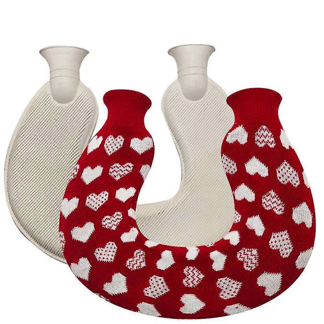 U-shaped Hot Water Bottle Compatible With Neck And Shoulder, Warmer Rubber Hot And Cold Water Bag Wint