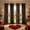 Brown, variant on 4 Panels Crushed Velvet Light Filtering Window Curtains, Grommet Romantic Valentine's Day Home Decor Drapes, 52X84/96/108 Inch for All Room Decoration