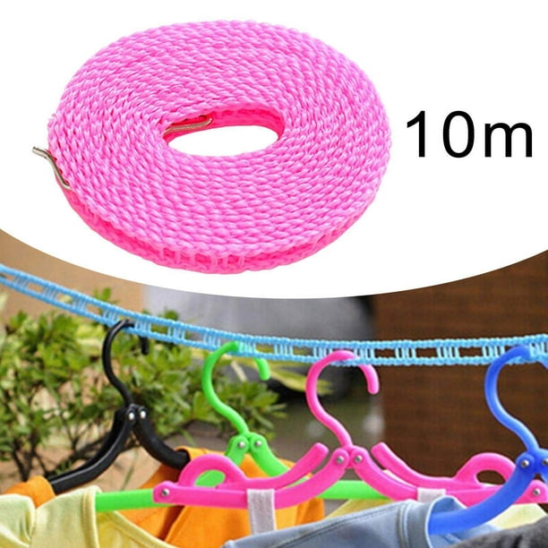 Clothesline Stretchy Portable Laundry Cord for Garden Camping Accessories  RV