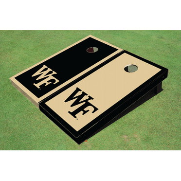 Wake Forest University Alternating Border Cornhole Boards