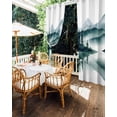 thumbnail image 5 of nqOlkjepod Outdoor Curtains for Patio Waterproof, Ink Green Landscape Outdoor Privacy Panels Grommet, Watercolor Painting Abstract Art Blackout Outside Curtains for Porch/Cabana 54"x84", 1 Panel, 5 of 8