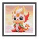 thumbnail image 2 of (4162) Hilo Algodón Ecológico Bordado 11CT 3 Hebras Impresión 50*50cm Kit Serie Punto Cruz Pequeño Dragón Lindo, 2 of 9
