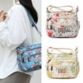 thumbnail image 2 of FENOHREFE Women Trendy Shoulder Bag Large Capacity Crossbody Bag Handbag Purse Flower Print Messenger Bag for Daily Travel, 2 of 8
