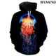 thumbnail image 2 of Sudadera con capucha de medusas para hombre, mujer y niño, con estampado 3D, ropa de calle, jersey de manga larga, chaqueta de moda, 2 of 4