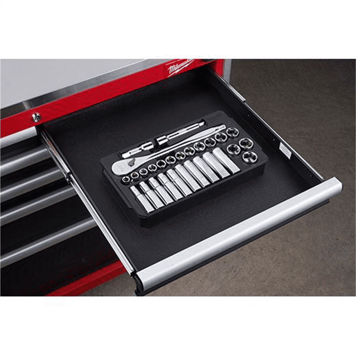 Milwaukee 48-22-9510 28 pc. 1/2" Socket Wrench Set (Metric)