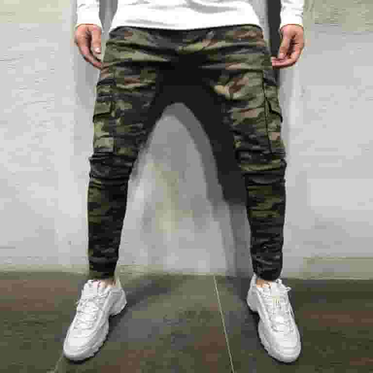 Gubotare Men's Skinny Jeans Cargo Pant Fashion Pocket Men's Gubotare Men's Skinny Jeans Cargo Pant Fashion Pocket Men's