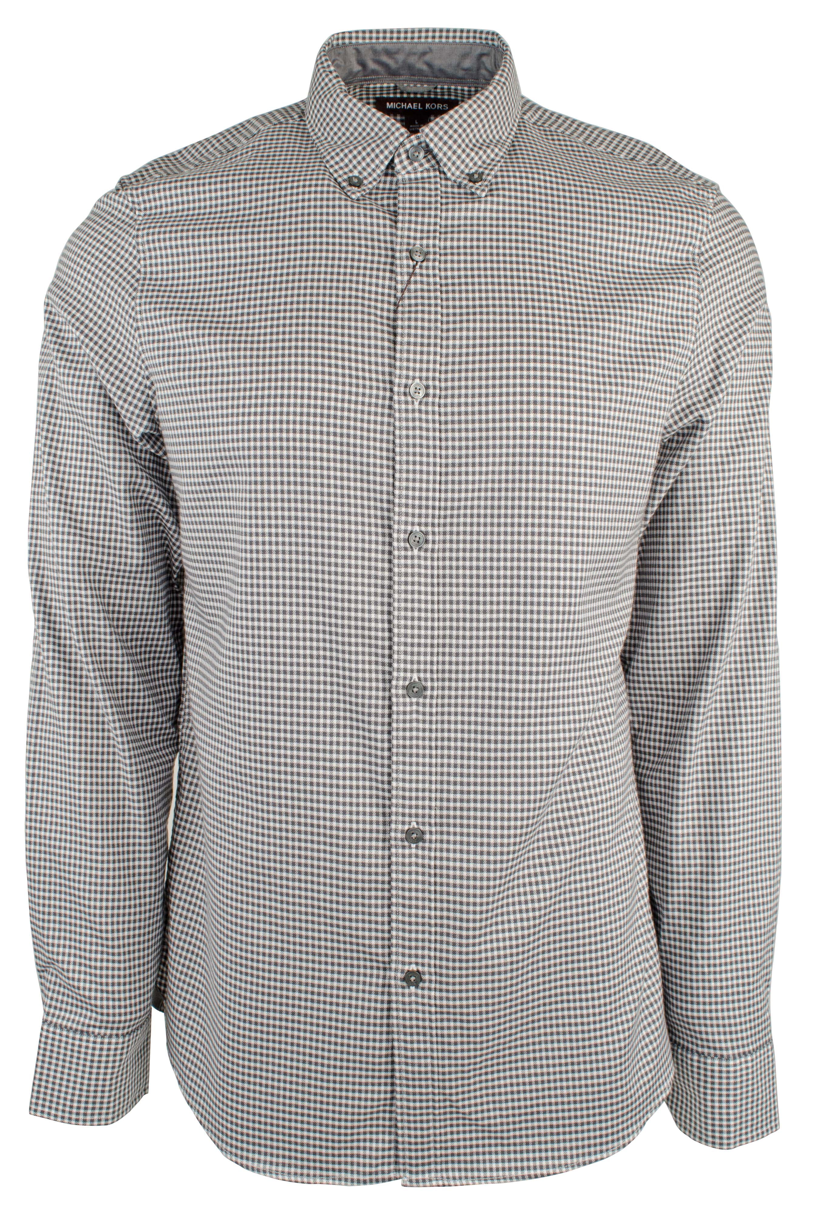 michael kors men's long sleeve shirt