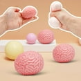thumbnail image 7 of Funny Prank Brain Pinch Toy, Soft TPR Stress Relief Squeeze Ball, Anxiety Decompression Venting Prop, Novelty Gag Gift for Adults Kids, Realistic Brain Shape Kneading Sensory Toy, 7 of 7