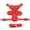 Red RDM, variant on WIZUTIZ Pet Chest Strap Vest Type Dog Traction Rope Reflective Breathable Dog Rope Home Needs Crafted with Care up to 50% Off