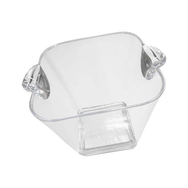 Contenedores de almacenamiento Enfriador Transparente Gran capacidad con asa Contenedor de almacenamiento Contenedor enfriador impermeable