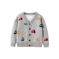 thumbnail image 3 of Cameland Children's Versatile Casual Sweater Cardigan Jacket Sweater Open Chest Knit Sweater, 3 of 3