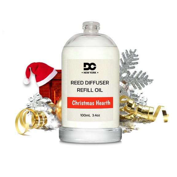 Daniella's Candles Christmas Hearth Reed Diffuser Refill Oil 3.4oz/100mL