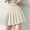 Beige, variant on Ploknplq Knife Pleat Skirt for Women Solid Mini Length Pleated Skirts for Women Mini Skirt Khaki 1 M