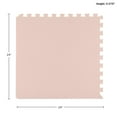 thumbnail image 6 of Stalwart 48sqft Foam Floor Tiles - Soft Nontoxic Baby Play Mat, Pink, 6 of 6