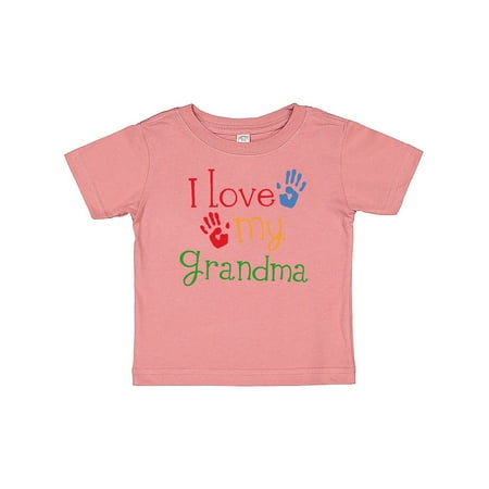 

Inktastic I Love My Grandma Gift Baby Boy or Baby Girl T-Shirt