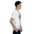 thumbnail image 4 of Blue Dolphin Men's T-Shirt Cotton 100% Summer Tops Fashion Casual Blue Dolphin Short Sleeves for Men Women Round Collar Top Tees, 4 of 6