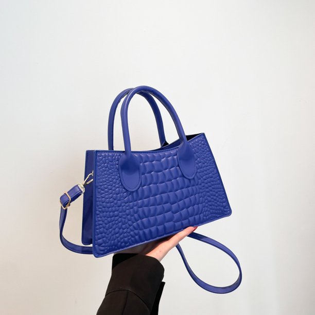 Bolso con diseño retro texturizado y estampado de cocodrilo 2025, nuevo estilo, moderno y elegante, bolso bandolera sencillo, pequeño bolso cuadrado.