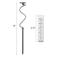 thumbnail image 3 of Slatcetga Rain Gauge Outdoor Rain Gauge Wrought Iron Rain Measuring Cup Rain Meter with Double Scale for Garden Farm, 3 of 8