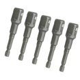 thumbnail image 3 of Juego de 5 adaptadores de extensión de dados, puntas de destornillador, adaptador de dado a taladro, vástago hexagonal de 1/4" para herramientas 5 mm, 3 of 8