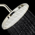 thumbnail image 2 of Kingston Brass KX140P6 Slenderain 10" Round Rainfall Shower Head, Polished Nickel, 2 of 7